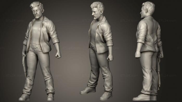 Military figurines (Clerk D, STKW_0741) 3D models for cnc